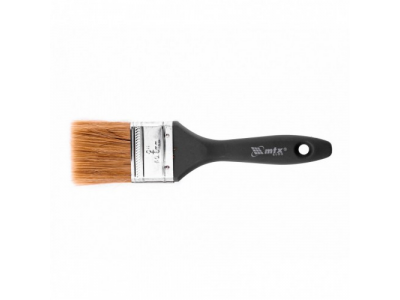 Кисть плоская "Евро" 2", натуральная щетина, пластмассовая ручка Mtx
