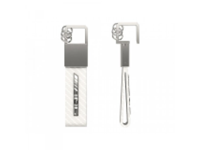 Брелок Mercedes AMG Carbon Key Ring White, артикул B66953849