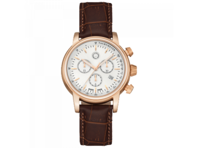 Мужские наручные часы Mercedes Men's Classic Retro Gold Chronograp Watch, артикул B66043324
